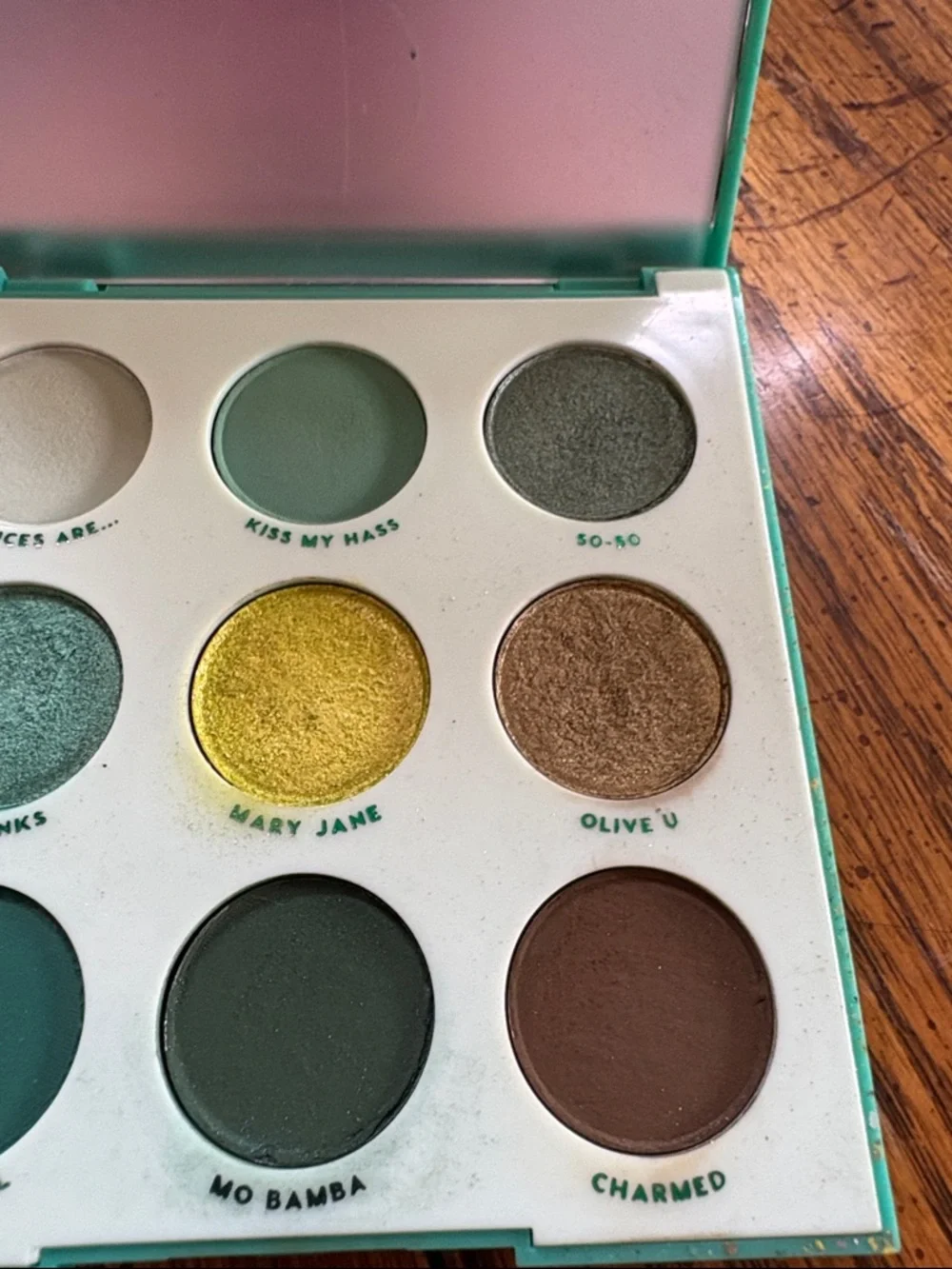 Colourpop Teal Eyeshadow Compact - Picture 6 of 6